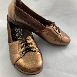 POE, copper cushioned loafers/driving shoes